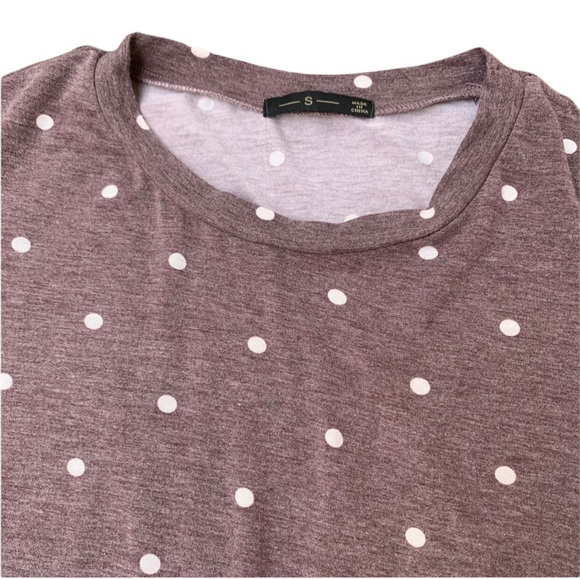 Womens polka dot long sleeve dress - Picture 4 of 6